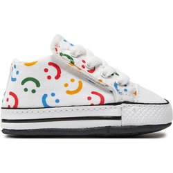 Converse Sneakers aus Stoff Chuck Taylor All Star Cribster Easy On Doodles A06353C Weiß