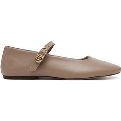 Tommy Hilfiger Ballerinas Leather Maryjane Ballerina FW0FW08651 Beige