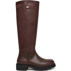 Tommy Jeans Stiefel Tjw Stretchy Long Shaft Boot EN0EN02828 Braun