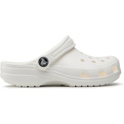 Crocs Pantoletten Classic Clog K 206991 Weiß
