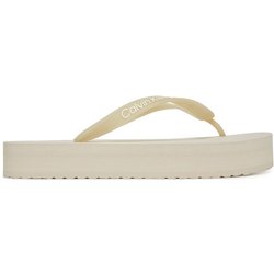 Calvin Klein Jeans Zehentrenner Beach Sandal Flatform Tpu YW0YW01830 Écru