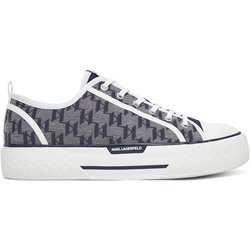 KARL LAGERFELD Sneakers aus Stoff KL50425 Dunkelblau