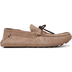 Tommy Hilfiger Mokassins Hilfiger Folded Suede Driver FM0FM05385 Beige