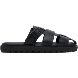 Calvin Klein Jeans Pantoletten Sq Molded Sandal Fisherman YM0YM01220 Schwarz