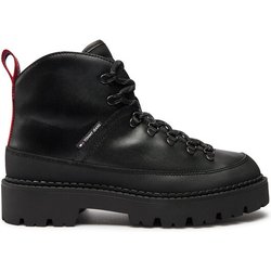 Tommy Jeans Schnürstiefeletten EM0EM01491 Schwarz