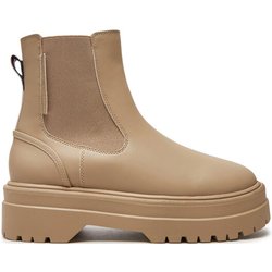 Tommy Hilfiger Klassische Stiefeletten Chelsea FW0FW08162 Beige