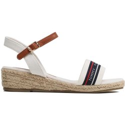 Tommy Hilfiger Espadrilles Rope Wedge T3A7-32777-0048X100 M Weiß