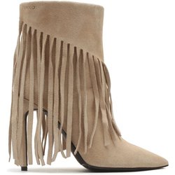 PINKO Cowboystiefel Olympe Tronchetto PE 23 BLKS1 100573 A0N8 Beige