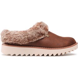 Skechers Hausschuhe BOBS Winter Rock 113423/BRN Braun
