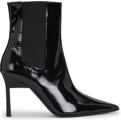 Calvin Klein Stiefeletten Geo Stiletto Chelsea Boot 90-Pat HW0HW01809 Schwarz