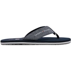 Tommy Hilfiger Zehentrenner Chambray Beach Sandal FM0FM05570 Dunkelblau