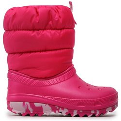 Crocs Schneeschuhe Classic Neo Puff Boot K 207684 Rosa