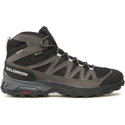 Salomon Trekkingschuhe X Ward Leather Mid GORE-TEX L47181700 Grau