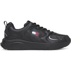 Tommy Jeans Sneakers Tjm Runner Leather EM0EM01621 Schwarz