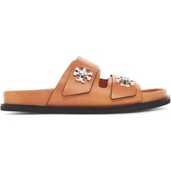 Tory Burch Pantoletten T Lock Sport Slide 166905 Braun