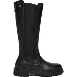 Tommy Hilfiger Stiefel Th Lthr Cleated Long Boot FW0FW08985 Schwarz