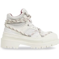 Tommy Jeans Schnürstiefeletten Tjw Hybrid Boot EN0EN02338 Weiß