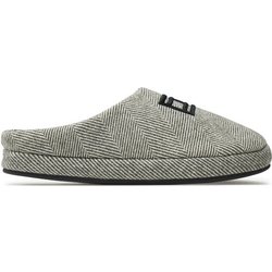 Tommy Hilfiger Hausschuhe Flag Herringbone House Shoe FM0FM05304 Grau