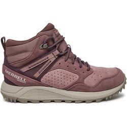 Merrell Schnürstiefeletten Wildwood Mid Ltr Wp J068104 Dunkelrot