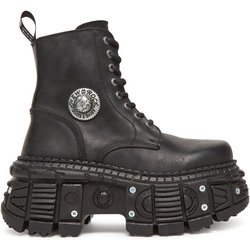 NEW ROCK Schnürschuhe M-OVERZTANK001-C1 Schwarz
