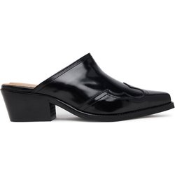 Tommy Hilfiger Pantoletten Western Abrasivato FW0FW08887 Schwarz