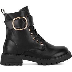 DeeZee Schnürschuhe WS6116-11 Schwarz
