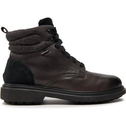 Geox Schnürstiefeletten U Faloria B Abx U36FBB 0FF22 C9999 Schwarz