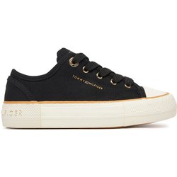 Tommy Hilfiger Sneakers aus Stoff T3A9-33733-0890999 Schwarz