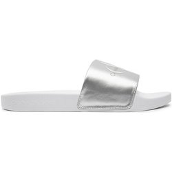 Calvin Klein Jeans Pantoletten Slide Ny Pearl YW0YW01243 Silberfarben