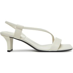 Calvin Klein Sandalen Heel Sandal 50 Squared Lth HW0HW02534 Weiß
