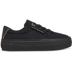Tommy Hilfiger Sneakers Essential Vulc Textile Sneaker FW0FW08323 Schwarz