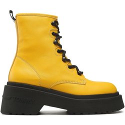 Tommy Jeans Schnürschuhe Lace Up Chunky EN0EN02057 Gelb