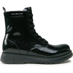 Tommy Hilfiger Schnürstiefeletten T4A5-33032-1237 S Schwarz