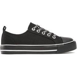 DeeZee Sneakers aus Stoff CSS20377-13 Schwarz