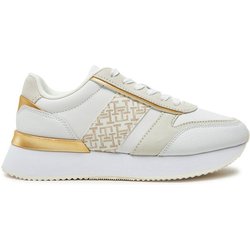 Tommy Hilfiger Sneakers Lux Monogram Runner FW0FW08387 Weiß