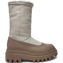 Calvin Klein Jeans Schneeschuhe Flatform Chelsea Boot Padded YW0YW01558 Beige
