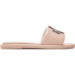 Tory Burch Pantoletten Double T Deco Sport Slide 158768 Rosa