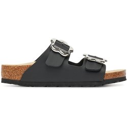 Birkenstock Pantoletten Arizona Flower Buckle Kids 1029844 S Schwarz