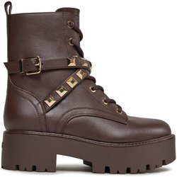 Guess Schnürstiefeletten Vaida FL8VDA Braun