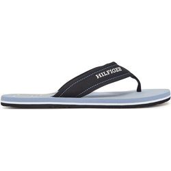 Tommy Hilfiger Zehentrenner Hilfiger H Padded Beach Sandal FM0FM05536 Dunkelblau