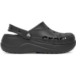 Crocs Pantoletten BAYA PLATFORM CLOG 208186-001 Schwarz
