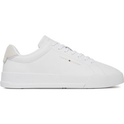 Tommy Hilfiger Sneakers Th Court Lth Detail Ess FM0FM05367 Weiß