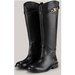 Leder-Stiefel Unico New Tori in Schwarz
