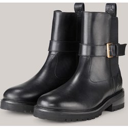 Chelsea Boots Maria Stampa Fine in Schwarz
