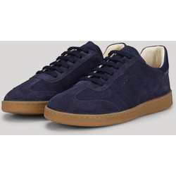 Sneaker Velluto Misto Ike in Navy