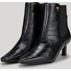 Stiefelette Coccodrillo Tia in Schwarz