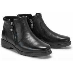 Doppel-Reißverschluss Stiefelette