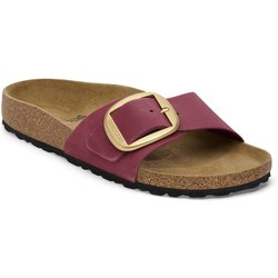 Leder-Sandalen für Frauen Birkenstock Madrid Big Buckle Nubuk