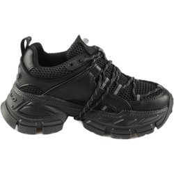 Damen Sneaker aus veganem Nappa und Mesh Buffalo Saturn Lace