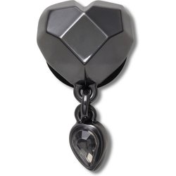 Jibbitz Crocs Punk Gunmetal Heart